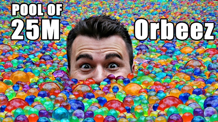 25 MILLION Orbeez in a pool II Целый бассейн Orbeez