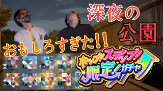 【モンスト】夜中の公園でホップ・ステップ限定ガチャ引いたら会話壊れてた笑笑