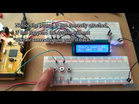 Controlling LCD 16x2 Backlight using arduino PWM pin