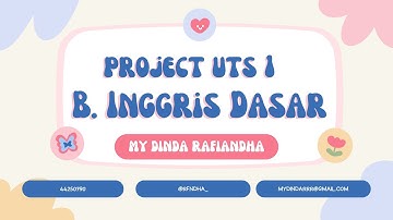 Project UTS 1 Bahasa Inggris Dasar | Bina Sarana Informatika University