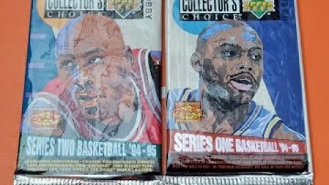 1994-95 UPPER DECK COLLECTORS CHOICE MICHAEL JORDAN Series 1&2 packs! Found Charles Barkley!