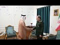 رئيس مجلس الوزراء وزير الخارجية يجتمع مع أمين المجلس الأعلى للأمن القومي الإيراني