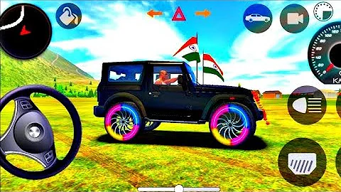 Modified Mahindra Thar😈Car Games: Indian Cars (Gadi Wala Game) - Car Game Android Gameplay 2026