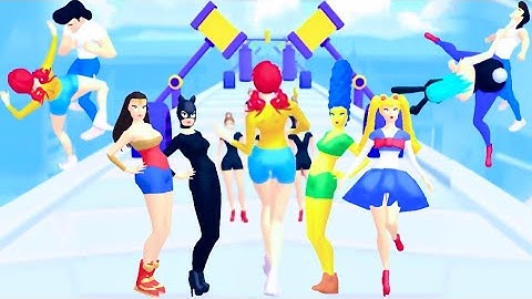 Girls Attack! Join & Clash All Levels Gameplay Android, iOS