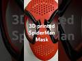 3D printed Spider-Man mask