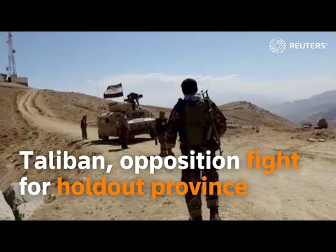 Taliban, opposition fight for holdout province
