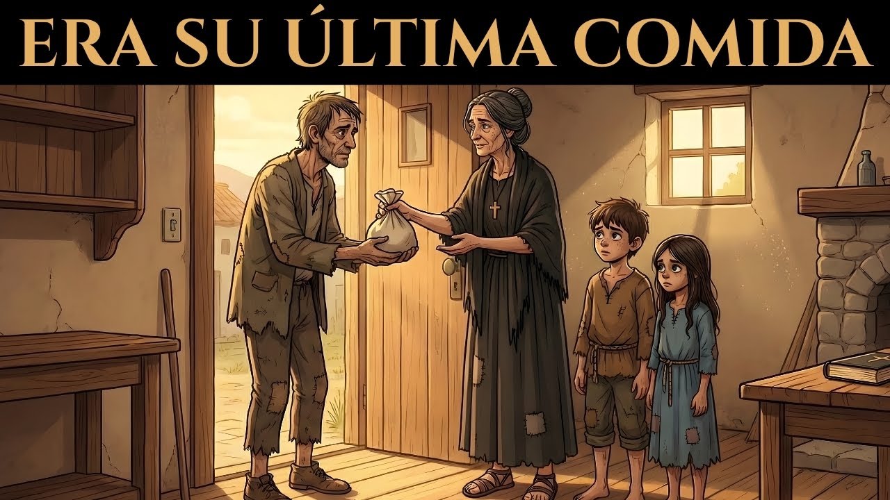 Dio su ÚLTIMA HARINA a un extraño hambriento, lo que encontró al AMANECER fue IMPOSIBLE 😭🍞