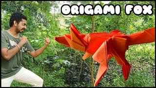 Origami Fox Tutorial (Saku) | Paper craft