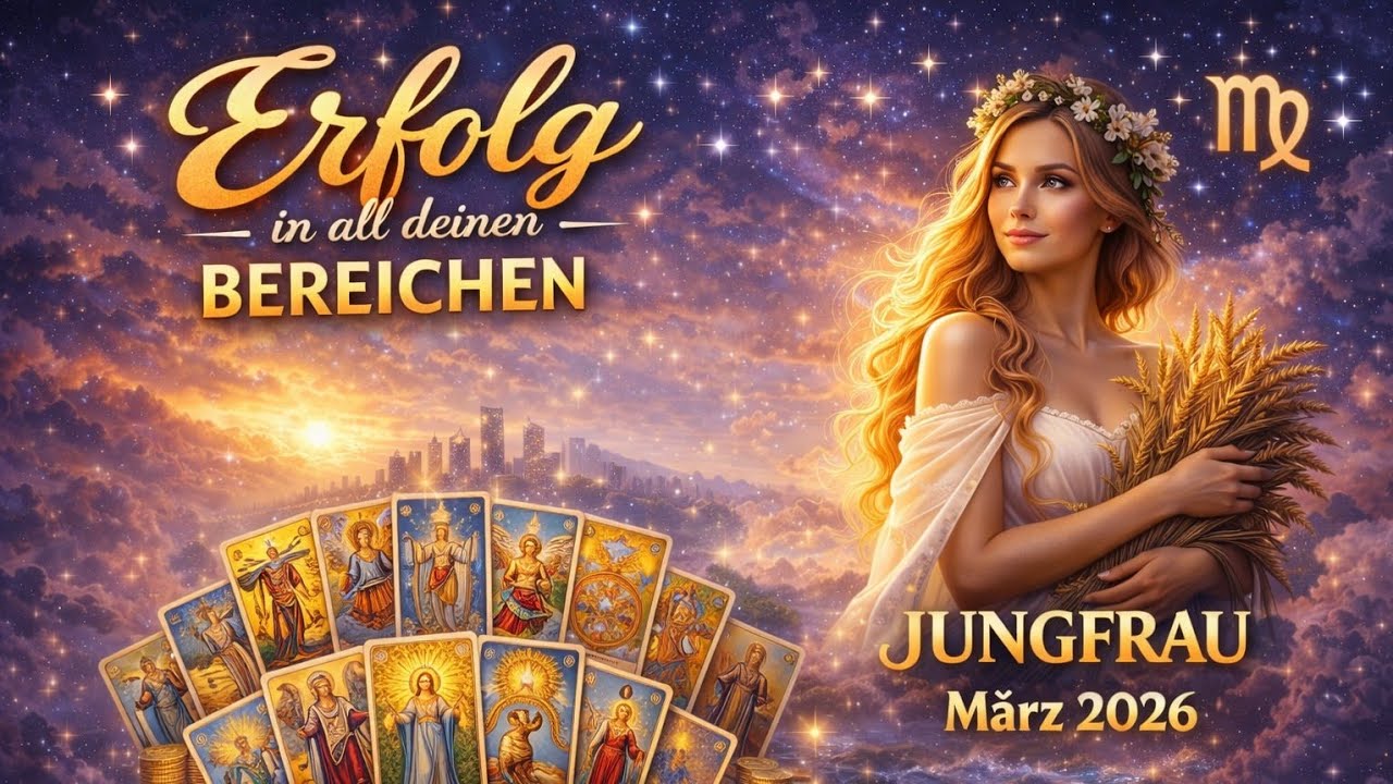 JUNGFRAU ♍ MÄRZ 2026 ✨ ERFOLG IN ALLEN BEREICHEN ✨💃🏼💃🏼💃🏼💃🏼✨#jungfrau #tarot #kartenlegen  ✨