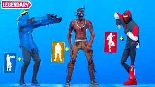 Legendary Fortnite Dances &amp; Emotes Looks Better With These Skins! (Chapter 1 - Chapter 2)