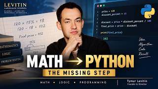 Details How to Turn a Math Problem into Python Code | Math → Logic → Programming Guide
