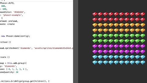 Phaser Tutorial #1 Grid Align