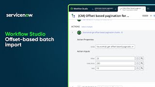 Workflow Studio | Offset-based batch import