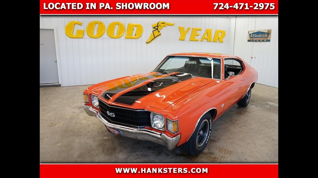 1972 CHEVROLET CHEVELLE SS STYLE pennsylvania colleges
