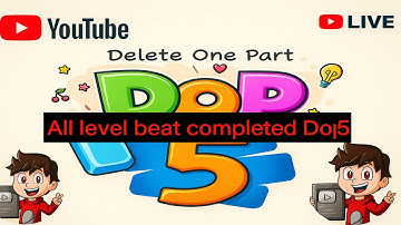 DOP5 deleted one part all level challenge in draw a beat level 😱|DOP5 #livegamingindia#livestream