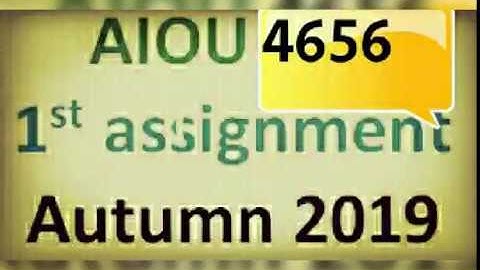 aiou Msc pak studies solved assignments 2019 autumn 4656