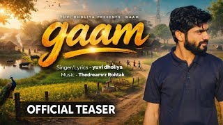 Gaam New Rajasthani Song Yuvi Dholiya Official Teaser Video