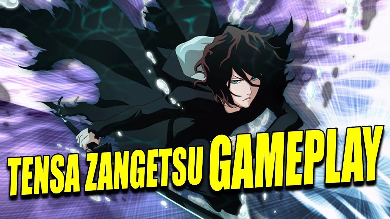 NEW (Mind) TENSA ZANGETSU S.A.D/S.A.R BUILDS GAMEPLAY Bleach Brave