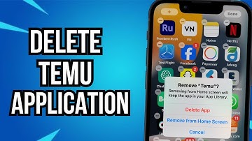 How To Remove Temu App From iPhone