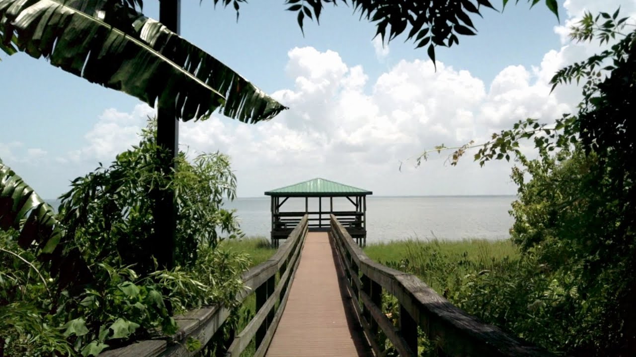 Florida Walk in the Summer, Truskett Park and Harper House in Montverde