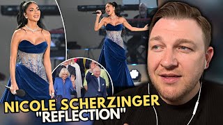 Nicole Scherzinger sings &quot;REFLECTION&quot; for 👑 King Charles | Musical Theatre Coach Reacts