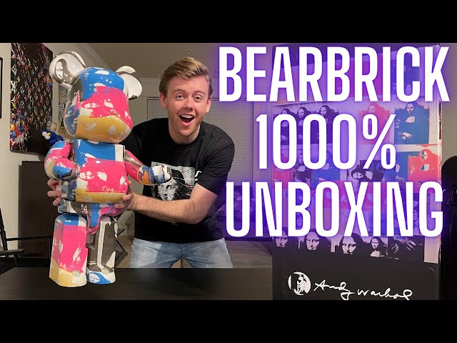 Bearbrick 1000% Unboxing & Review - Andy Warhol Double Mona Lisa