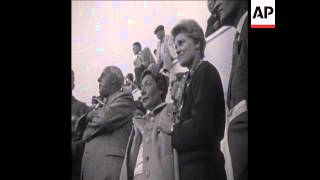 SYND 12-6-69 FILE FILM SHOWING 1955 LE MANS ACCIDENT IN WHICH 87 WERE KILLED