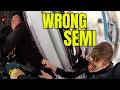 Taser Fails as Suspect Tries to Steal Semi Truck | Bodycam