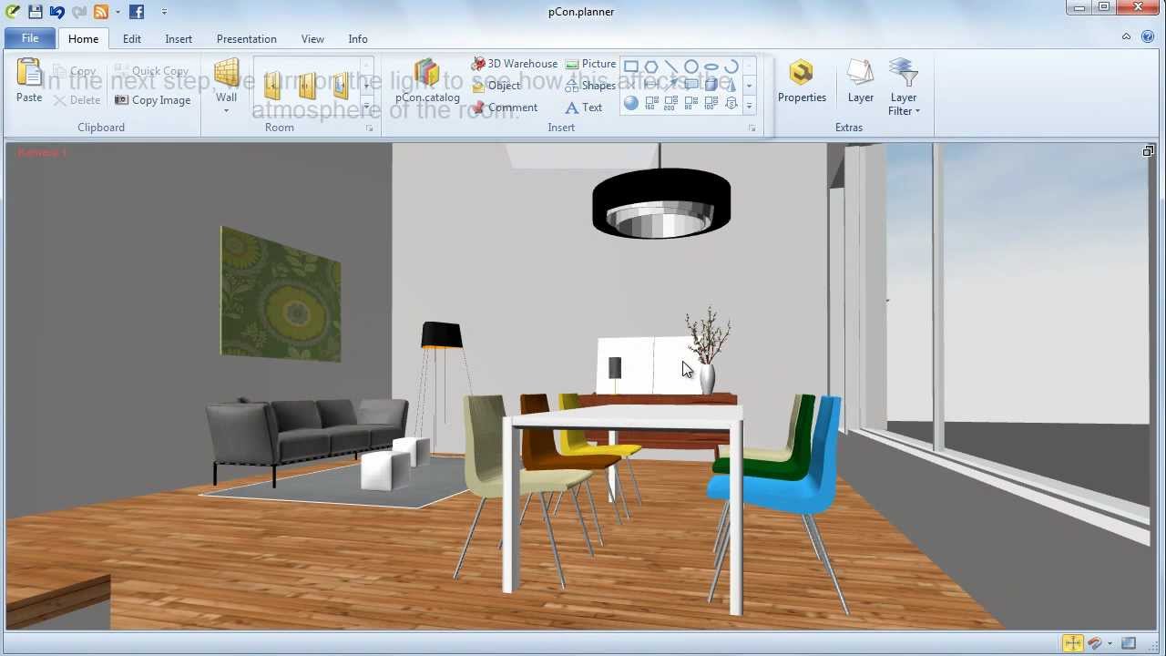 Light in pcon.planner youtube Pcon planner rendering