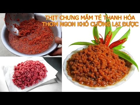 Video Hướng dẫn làm món thịt băm chưng mắm tép Thanh Hóa-Đàn... - youtube