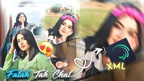 Falak Tak Chal Sath Mere | New Alight Motion | Preset | Edit | Xml 💗💫 || Susmita Ediz