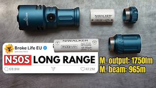 Niwalker N50S Long Range Compact EDC Flashlight Review