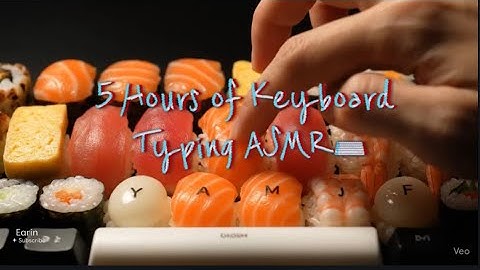 [ASMR] 5 Hours of Keyboard Typing Sounds ⌨️ | 독특한 타자 소리가 전하는 힐링