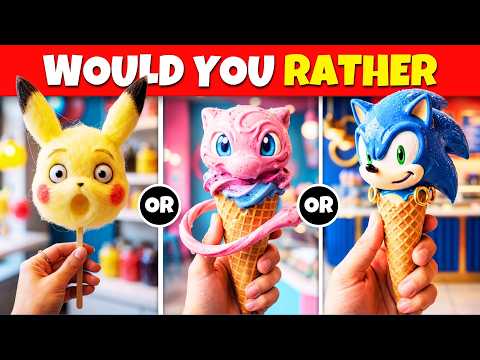 WOULD YOU RATHER? Ice Cream 🍦 or Cotton Candy ☁️ or a Mystery Box? 🎁