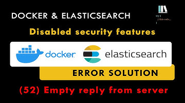Start Elasticsearch without security configuration on docker container