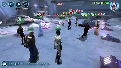 Vader with Admiral Piett vs GL rey with JKL