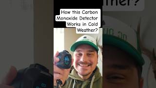 Testing the ITEHIL CARBON MONOXIDE DETECTOR In Cold Temperatures for Winter Camping & Ice Fishing