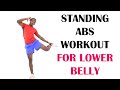 20 Minute Standing Abs Workout for Lower Belly No Jumping/ Standing Core Workout