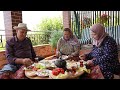 TRADITIONAL AZERBAIJANI BREAKFAST with Fresh Tandoori Bread. EGG KABAB