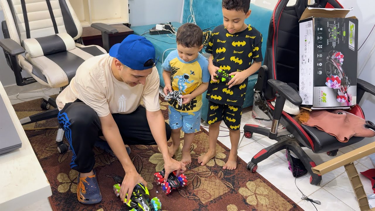 اصغر سباق سيارات مع موكا ومروان