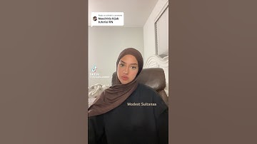 Easy Jersey hijab tutorial 🤎#muslimclothing #hijab #hijabbeauty #hijabilookbook #hijabfashion