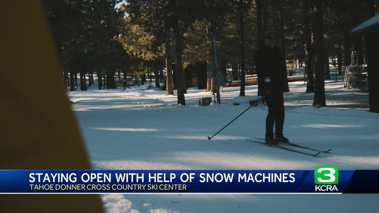 Northern California crosscountry ski area 1st to install snow machines