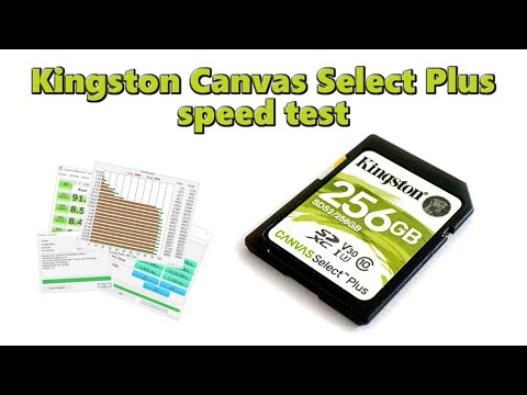 Kingston Canvas Select Plus - Memory Card Speed Test