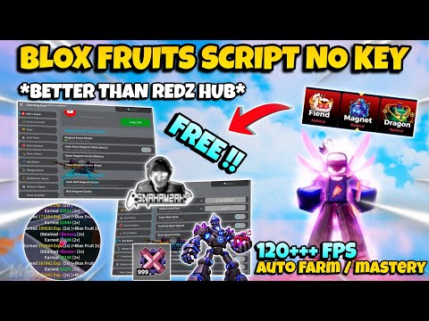 New *OP* Blox Fruits Script No Key - Auto Magnet Tokens, Auto Quest, Fruit ESP, Raid & More! 🔥