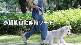 ❤犬用多機能自動伸縮リード❤