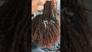 From Install to 6 Months Later 😍 #microlocjourney #microlocs #microlocks