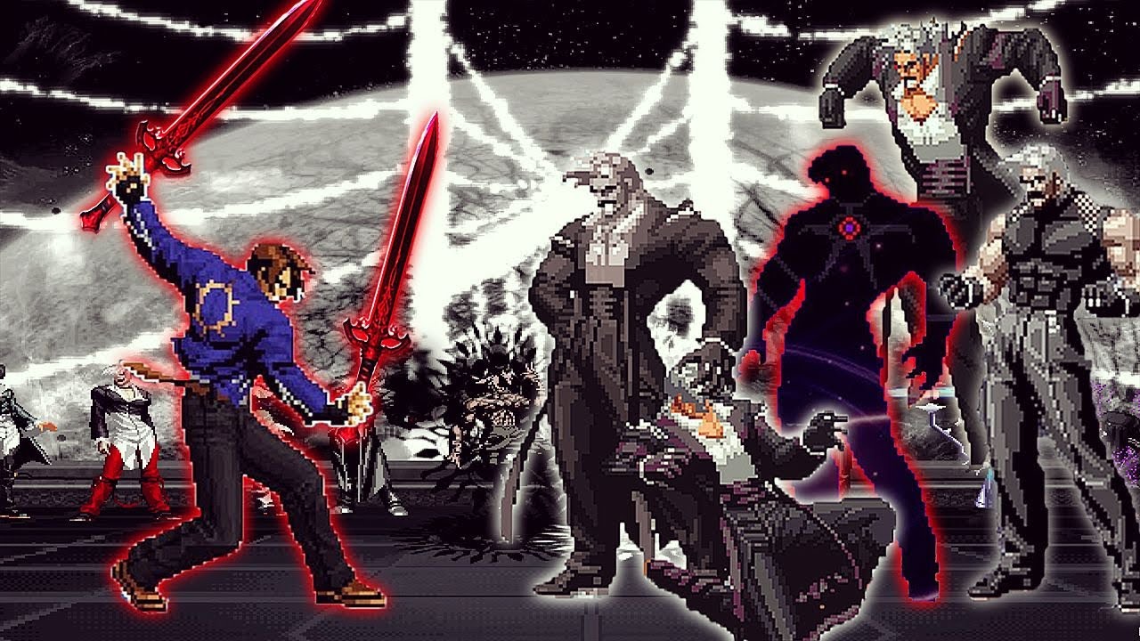 [KOF Mugen] Kyo Last Vs Ultimate Rugal Team - YouTube