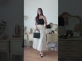 GRWM Summer Polkadot Outfit🖤🤍 #ootd #ootdguide #outfitinspo #outfitideas