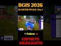 BGIS 2026 | QUARTER FINALS | Day 1 Highlights #bgmi #bgis #pubg #jonathan #soulesports #godlike