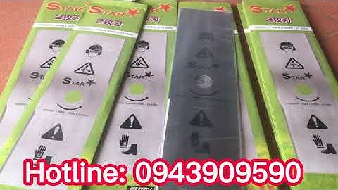 Lưỡi Dao Cắt Cỏ Star Chất Thép SKS - 5  | Hotline: 0943909590